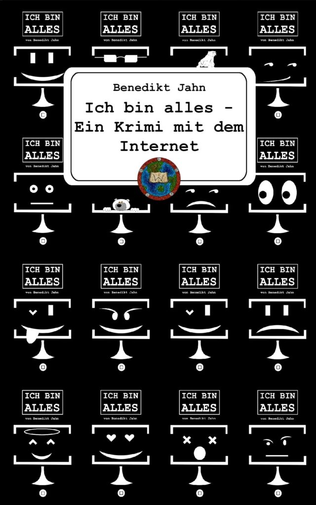 Das Cover meines Buchs "Ich bin alles"